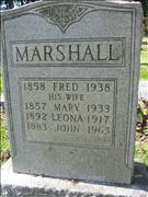 Marshall, Fred, Mary, Leona and John